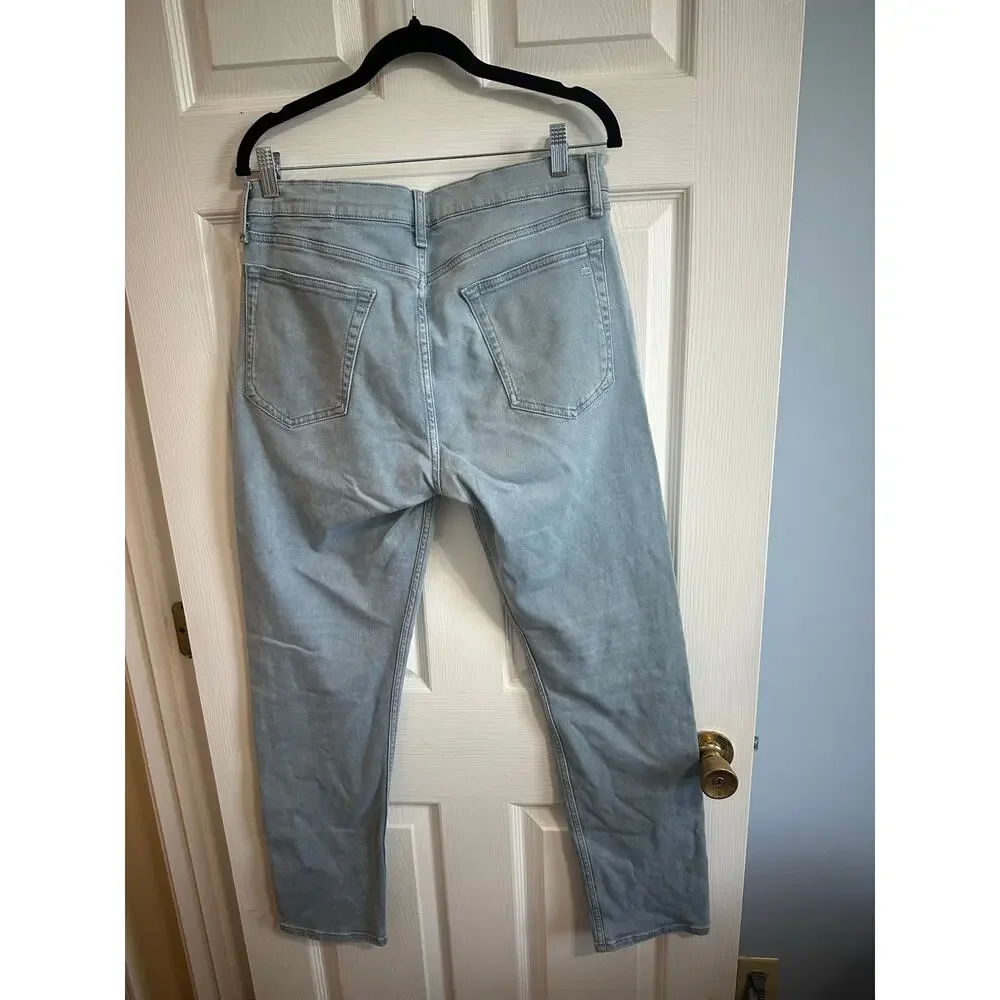 Rag & Bone Fit 2 Slim Jean Sz 33x30 rbAIRFLEX in Newstrand Light Wash Blue Nice!